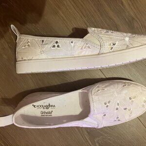 White Slip On Sneakers by Ugg with Comfort Insoles